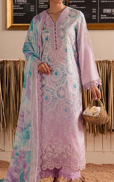 Nureh Pink Pearl Lawn Suit | Pakistani Lawn Dress in USA- Image 1