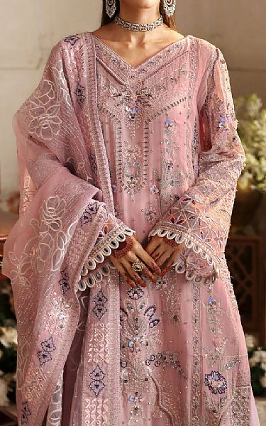 Nureh Pink Chiffon Suit | Pakistani Embroidered Chiffon Dresses USA- Image 3