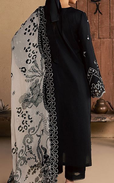 Nureh Black Lawn Suit | Pakistani Lawn Dress in USA- Image 2