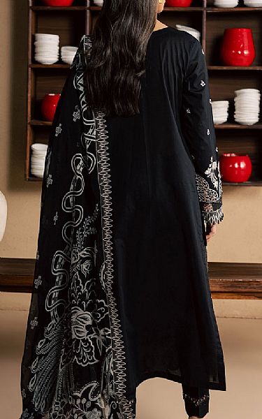 Nureh Black Lawn Suit | Pakistani Lawn Dress in USA- Image 2