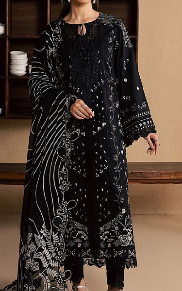 Nureh Black Lawn Suit | Pakistani Lawn Dress in USA- Image 1