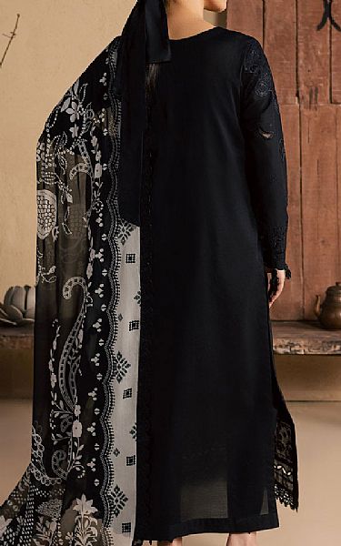 Nureh Black Lawn Suit | Pakistani Lawn Dress in USA- Image 2