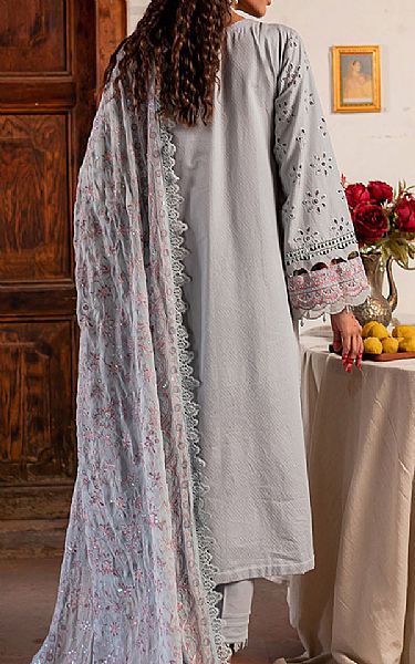 Nureh Grey Lawn Suit | Pakistani Lawn Dress in USA- Image 2