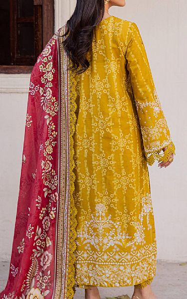 Nureh Mustard Lawn Suit | Pakistani Lawn Dress in USA- Image 2