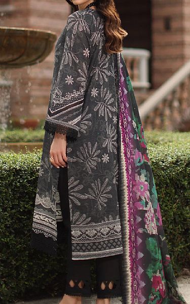 Nureh Black Lawn Suit | Pakistani Lawn Dress in USA- Image 2