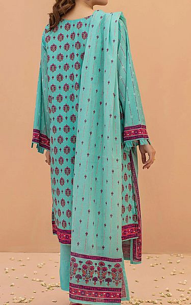 Orient Cyan Lawn Suit | Pakistani Dresses in USA- Image 2