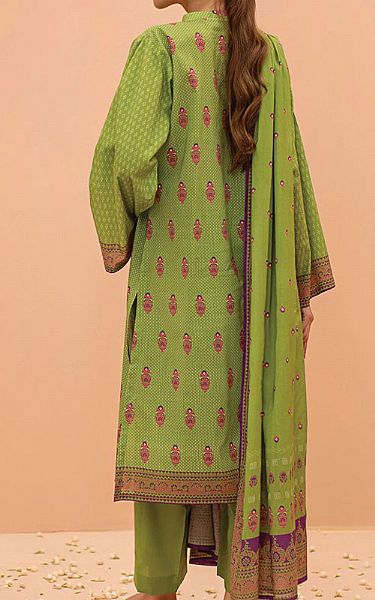 Orient Parrot Green Lawn Suit | Pakistani Dresses in USA- Image 2