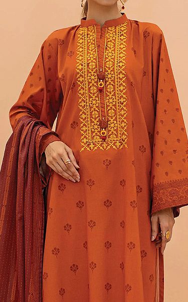 Orient Rust Lawn Suit | Pakistani Dresses in USA- Image 2
