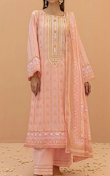 Orient Peach Pink Lawn Suit | Pakistani Dresses in USA- Image 1