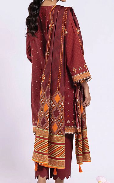 Orient Maroon Lawn Suit | Pakistani Dresses in USA- Image 2