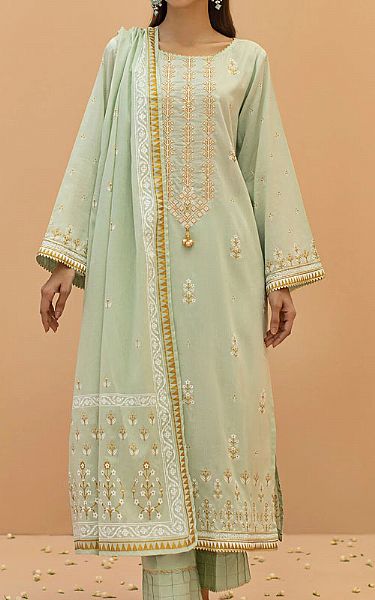 Orient Light Green Lawn Suit | Pakistani Dresses in USA- Image 1