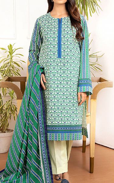 Orient Green Lawn Suit | Pakistani Dresses in USA- Image 1