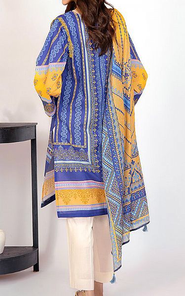 Orient Royal Blue Lawn Suit (2 Pcs) | Pakistani Dresses in USA- Image 2