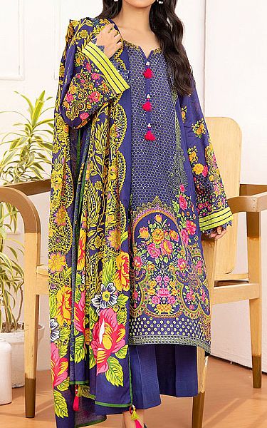 Orient Iris Purple Lawn Suit | Pakistani Dresses in USA- Image 1