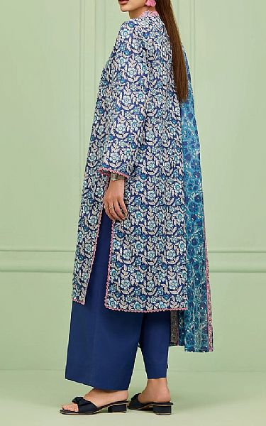 Orient Blue Lawn Suit | Pakistani Lawn Dress in USA- Image 2