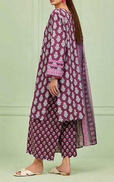 Orient Plum Lawn Suit | Pakistani Lawn Dress in USA- Image 2