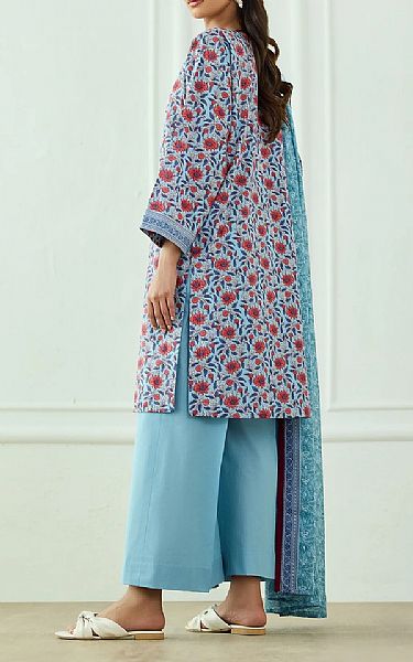 Orient Sky Blue Lawn Suit | Pakistani Lawn Dress in USA- Image 2