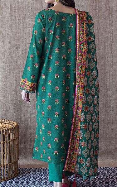 Orient Teal Karandi Suit | Pakistani Winter Dresses- Image 2