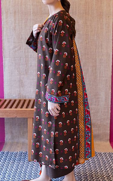 Orient Black Khaddar Suit | Pakistani Winter Dresses- Image 2