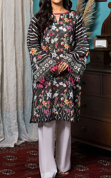 Orient Dark Grey Khaddar Kurti | Pakistani Dresses in USA- Image 1