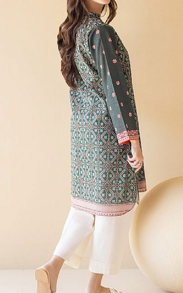 Orient Dark Grey Khaddar Kurti | Pakistani Winter Dresses- Image 2