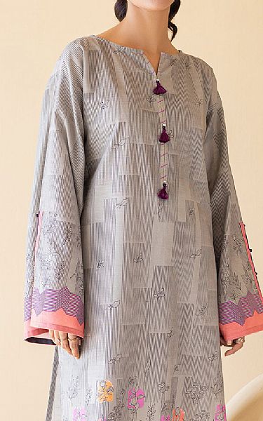 Orient Grey Khaddar Kurti | Pakistani Winter Dresses- Image 2