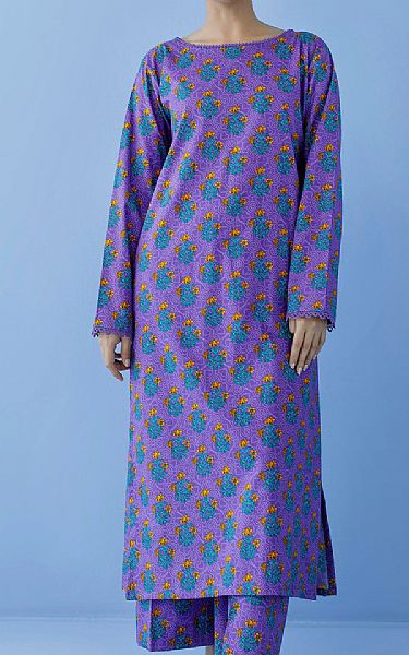 Orient Iris Purple Cambric Suit (2 Pcs) | Pakistani Lawn Suits- Image 1