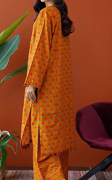 Orient Orange Khaddar Suit (2 Pcs) | Pakistani Winter Dresses- Image 2