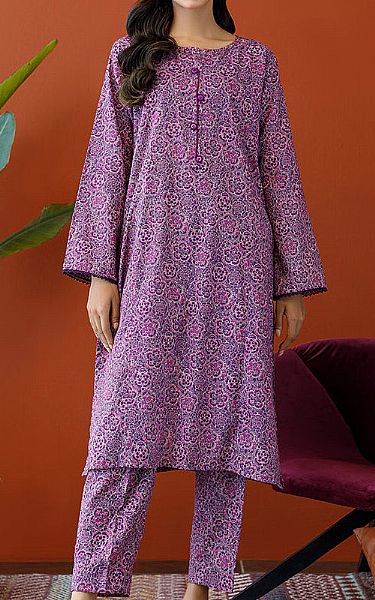 Orient Lavender Khaddar Suit (2 Pcs) | Pakistani Winter Dresses- Image 1