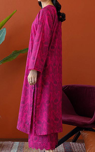 Orient Shocking Pink Khaddar Suit (2 Pcs) | Pakistani Winter Dresses- Image 2