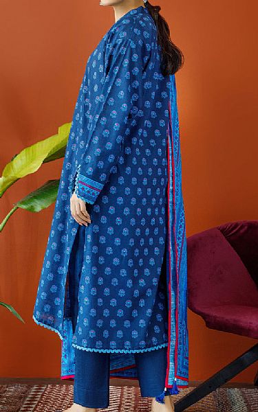 Orient Navy Blue Khaddar Suit | Pakistani Winter Dresses- Image 2