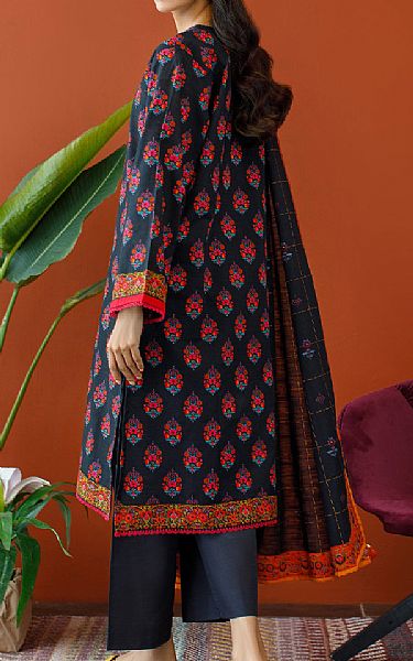 Orient Black Khaddar Suit | Pakistani Winter Dresses- Image 2