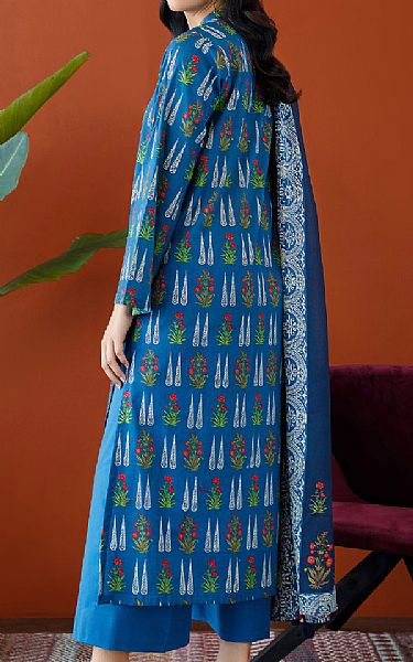Orient Midnight Blue Cambric Suit | Pakistani Winter Dresses- Image 2