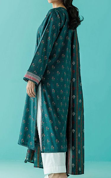 Orient Teal Lawn Suit (2 pcs) | Pakistani Lawn Suits- Image 2