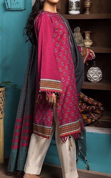 Orient Magenta Khaddar Suit (2 Pcs) | Pakistani Dresses in USA- Image 2