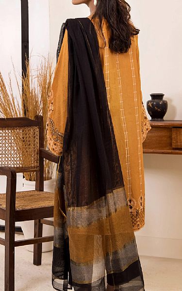 Orient Mustard Jacquard Suit (2 Pcs) | Pakistani Dresses in USA- Image 2