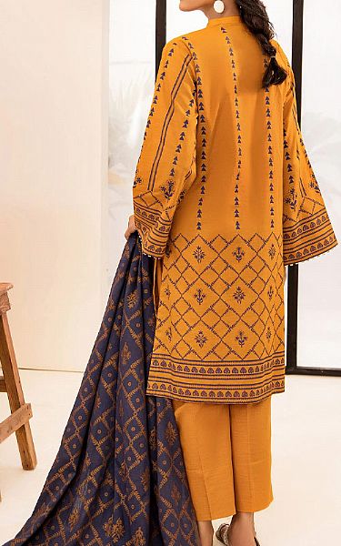 Orient Mustard khaddar Suit | Pakistani Dresses in USA- Image 2