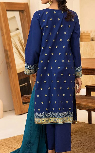 Orient Dark Blue khaddar Suit | Pakistani Dresses in USA- Image 2