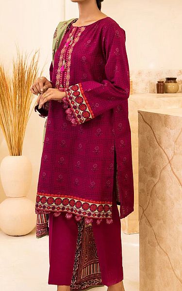 Orient Egg Plant khaddar Suit | Pakistani Dresses in USA- Image 2