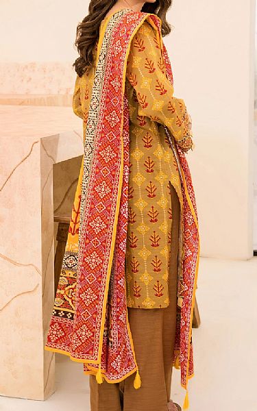 Orient Bronze Khaddar Suit | Pakistani Dresses in USA- Image 2