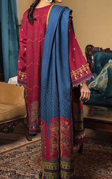Orient Crimson Khaddar Suit | Pakistani Dresses in USA- Image 2