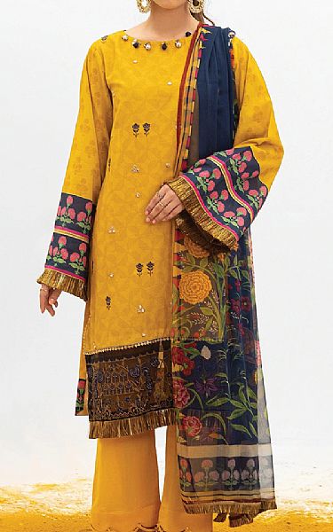 Orient Orange Lawn Suit | Pakistani Dresses in USA- Image 1