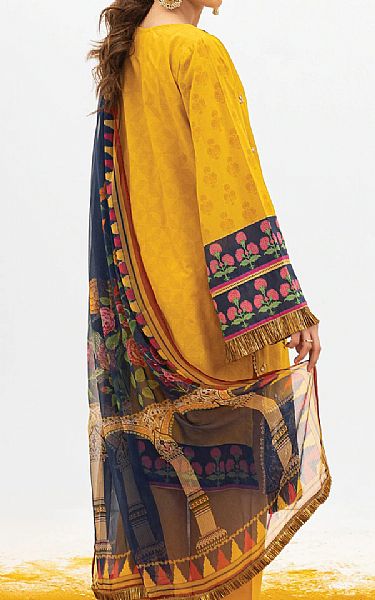 Orient Orange Lawn Suit | Pakistani Dresses in USA- Image 2