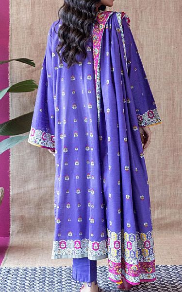 Orient Iris Purple Khaddar Suit | Pakistani Winter Dresses- Image 2