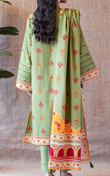 Orient Apple Green Khaddar Suit | Pakistani Winter Dresses- Image 2