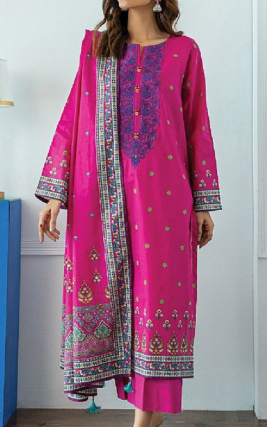Orient Hot Pink Lawn Suit | Pakistani Lawn Suits- Image 1