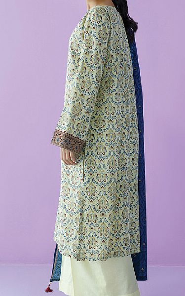 Orient Cream Lawn Suit | Pakistani Lawn Suits- Image 2