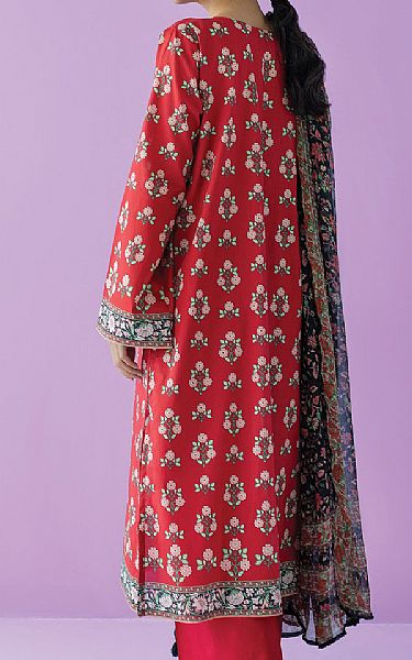 Orient Red Lawn Suit | Pakistani Lawn Suits- Image 2