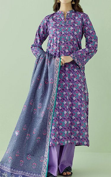 Orient Lavender Lawn Suit | Pakistani Lawn Suits- Image 1