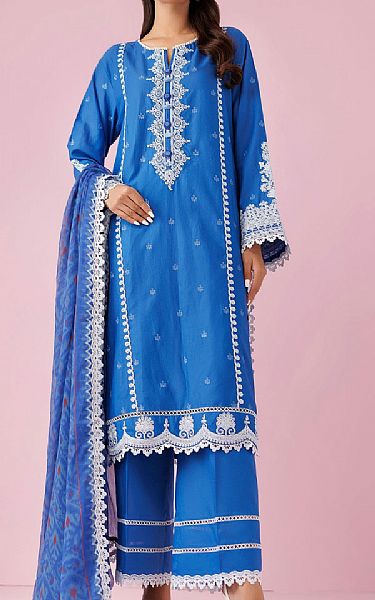 Orient Blue Lawn Suit | Pakistani Lawn Dress in USA- Image 1